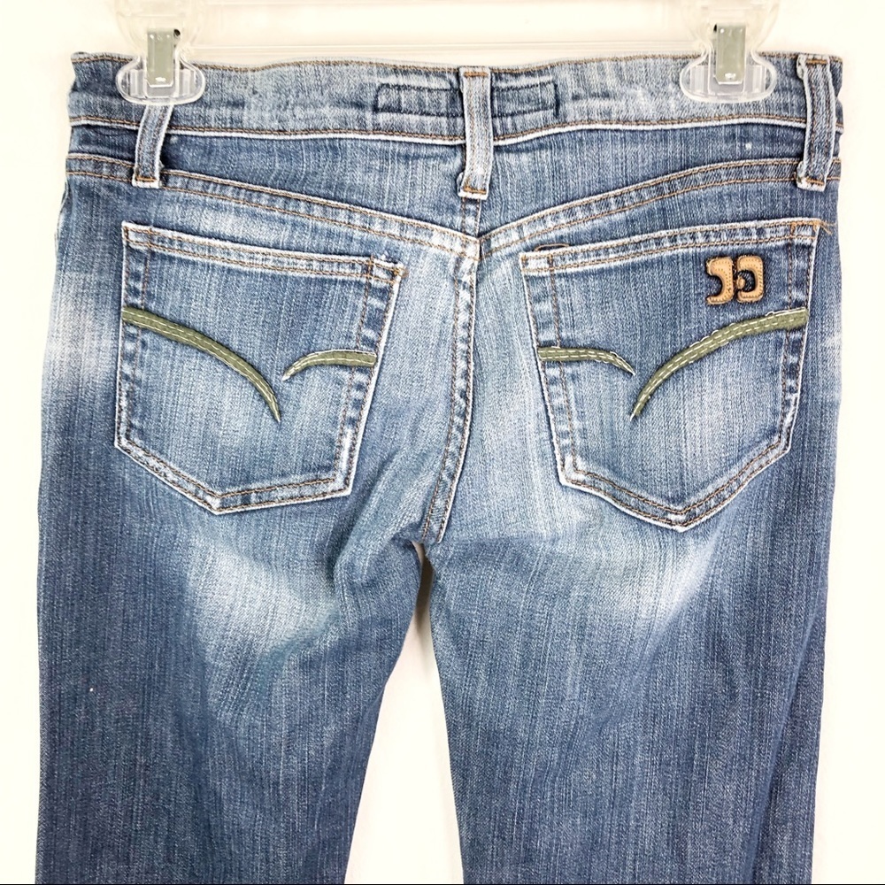 Joe’s Jeans Dark Green Pocket Bootcut Faded W26